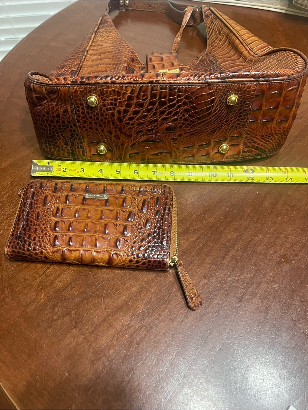 Brahmin Pecan shoulder bag & Wallet Set - Picture 3 of 16